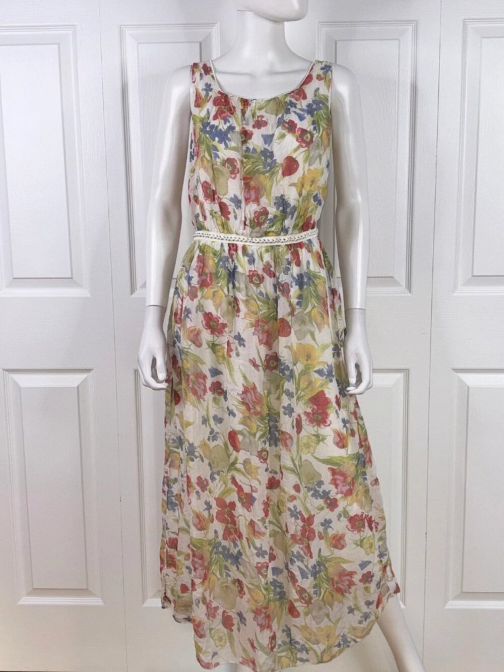 GIUSY women's floral summer dress small